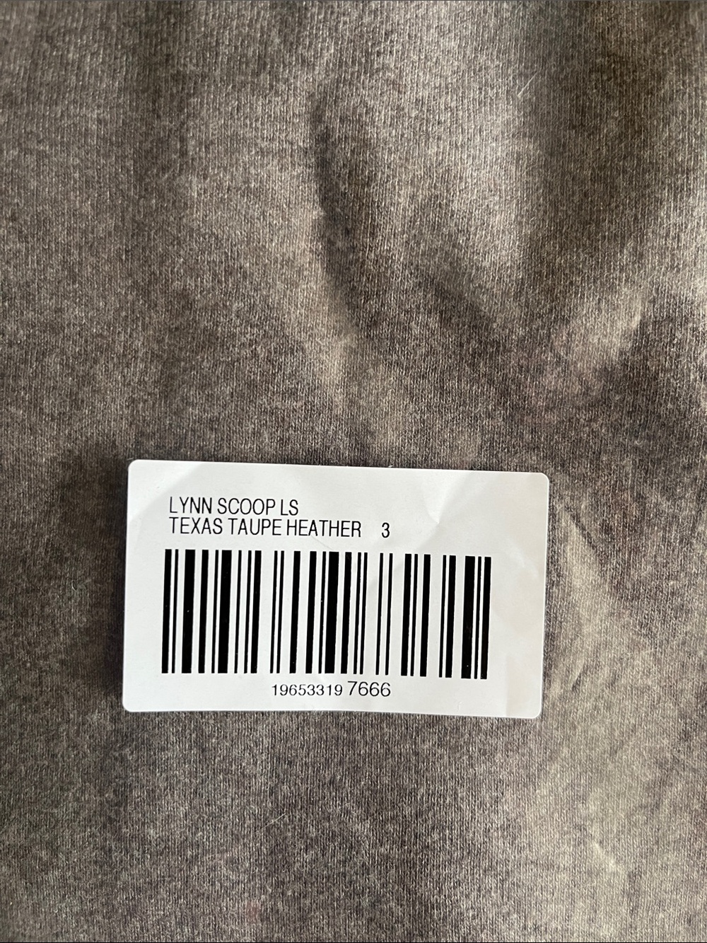 Chico's Soft Crew Neck Tee in Charcoal - Picture 4 of 5